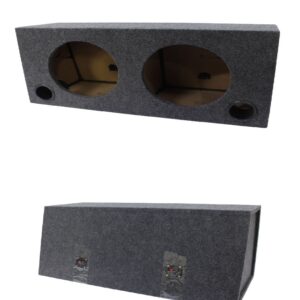 12" Inch Double Subwoofer Car Audio Ported Speaker Box Enclosure