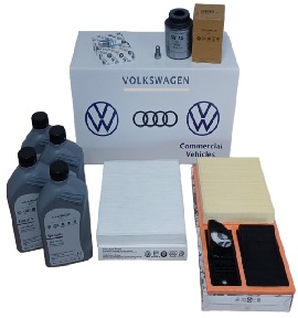 OEM Volkswagen Polo & Polo Vivo 1.4 / 1.6 Full Service Kit with 5W40 Oil
