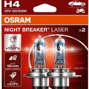 Osram Night Breaker Laser H4-set